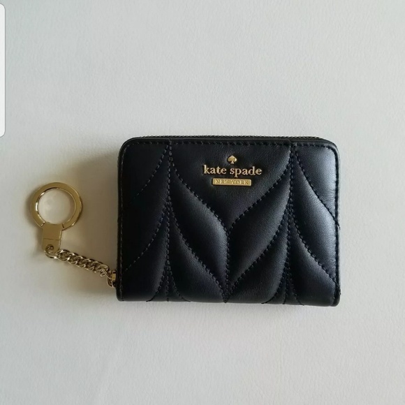 kate spade Handbags - NWT KATE SPADE BRIAR LANE BLACK QUILTED WALLET